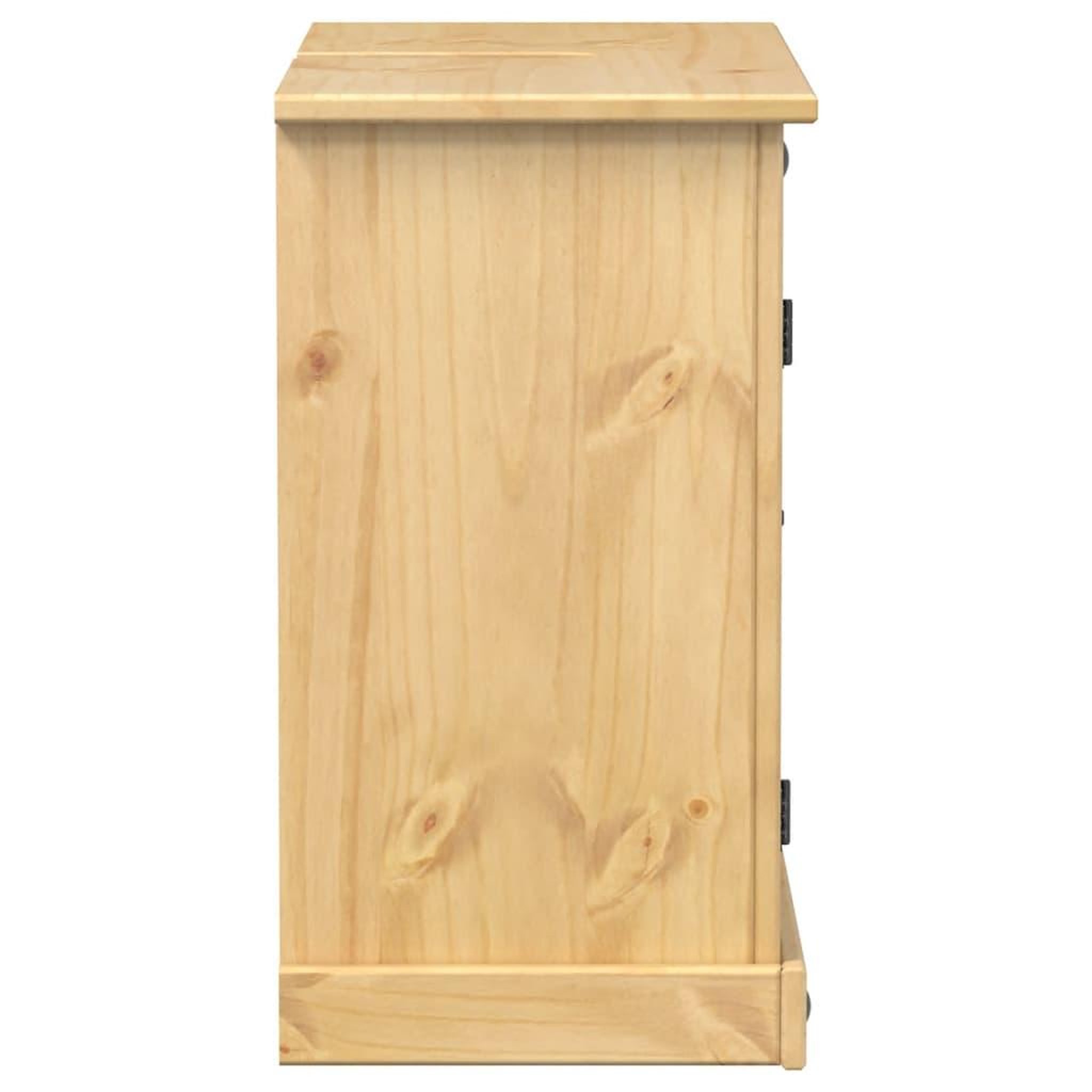 Voir la diapositive 5 : VIDAXL Armoire lavabo de salle de bain  bois de pin massif