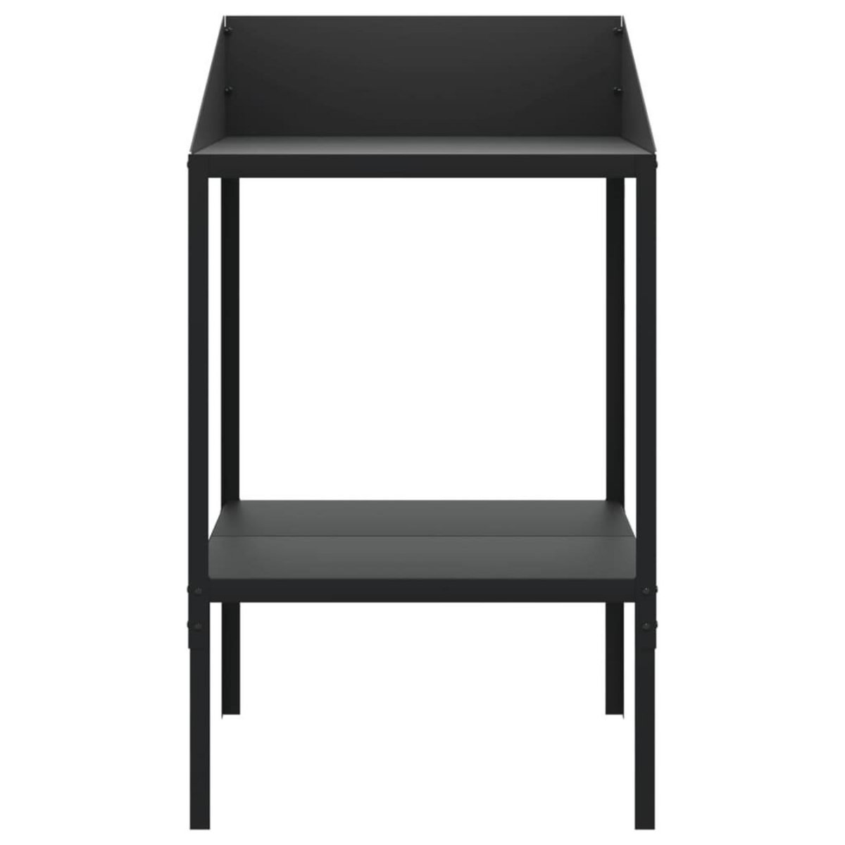 VIDAXL Support pour plantes anthracite 56,5x54,5x100cm acier galvanise