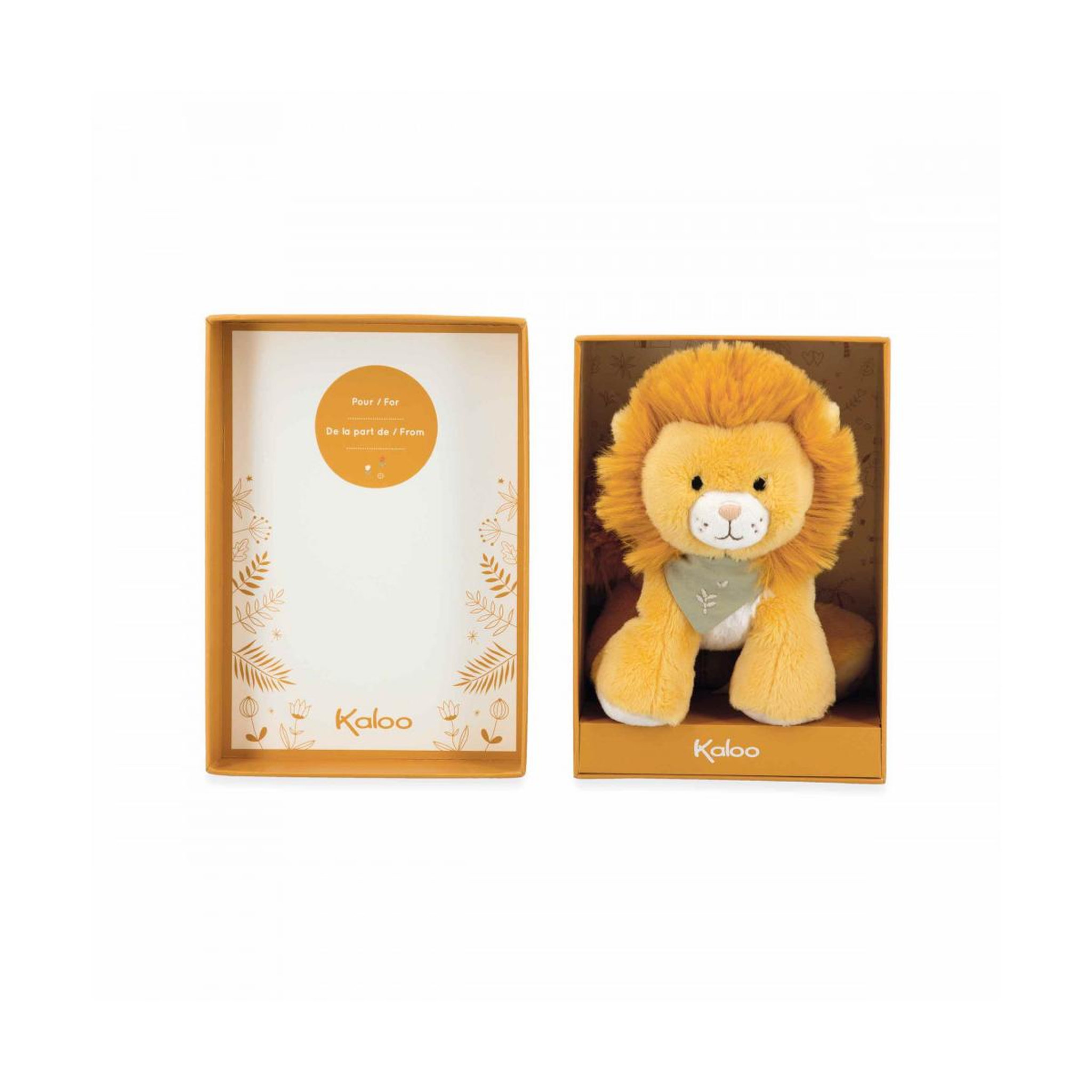 Kaloo Nougat le lion doudou de 13cm