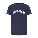 Pepe Jeans T-shirt Marine Homme Pepe jeans Clement. Coloris disponibles : Bleu