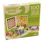Voir la diapositive 2 : JeuJura Coffret bois : Jeux de société : 100 jeux