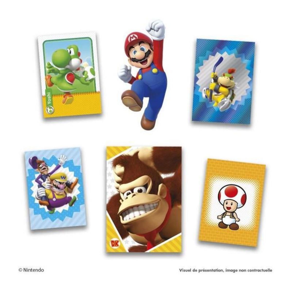 Panini PANINI - Super Mario Trading Cards - Fat Pack De 24 Cartes + 2 Cartes Bonus