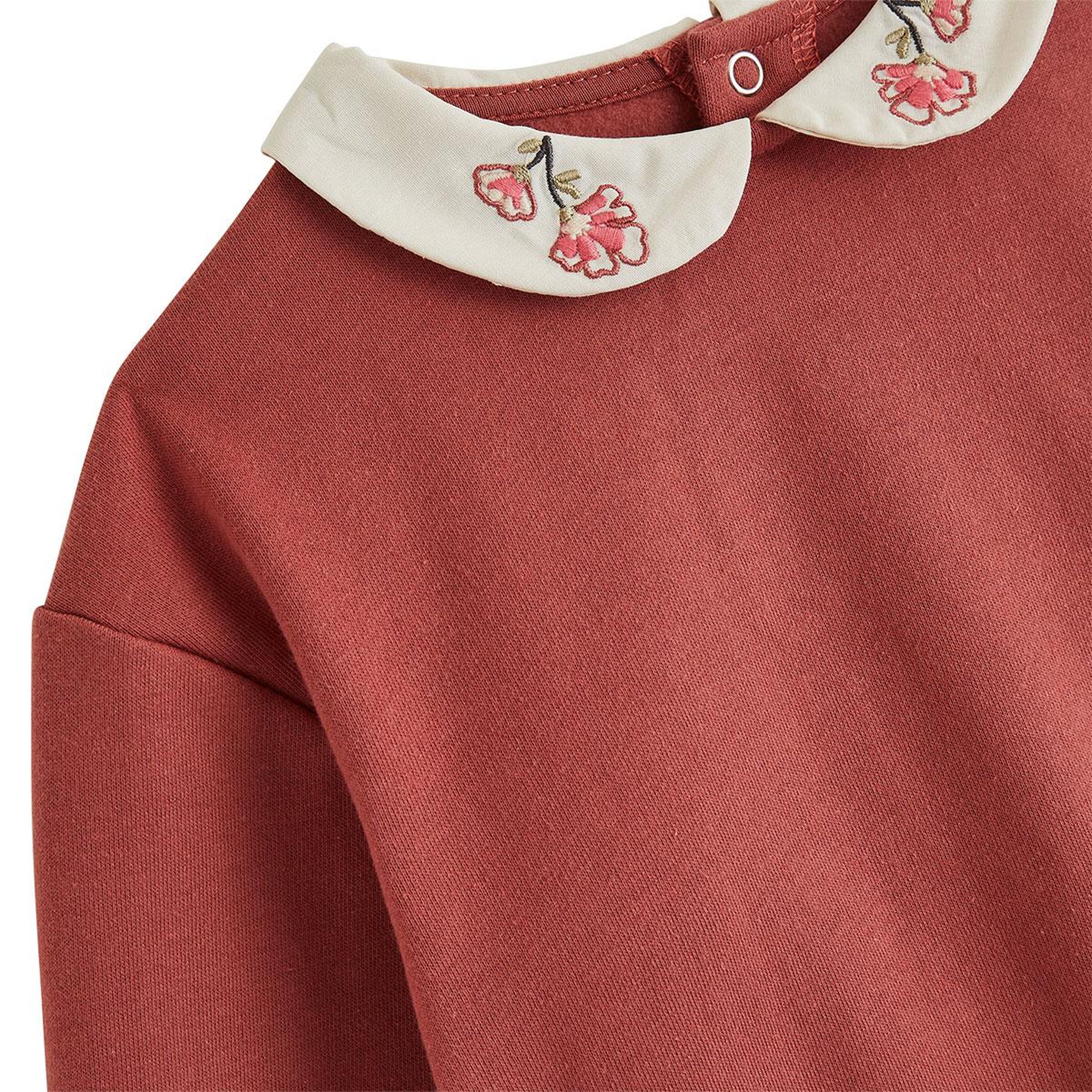 Voir la diapositive 3 : PETIT BEGUIN Sweat-shirt bébé en molleton léa
