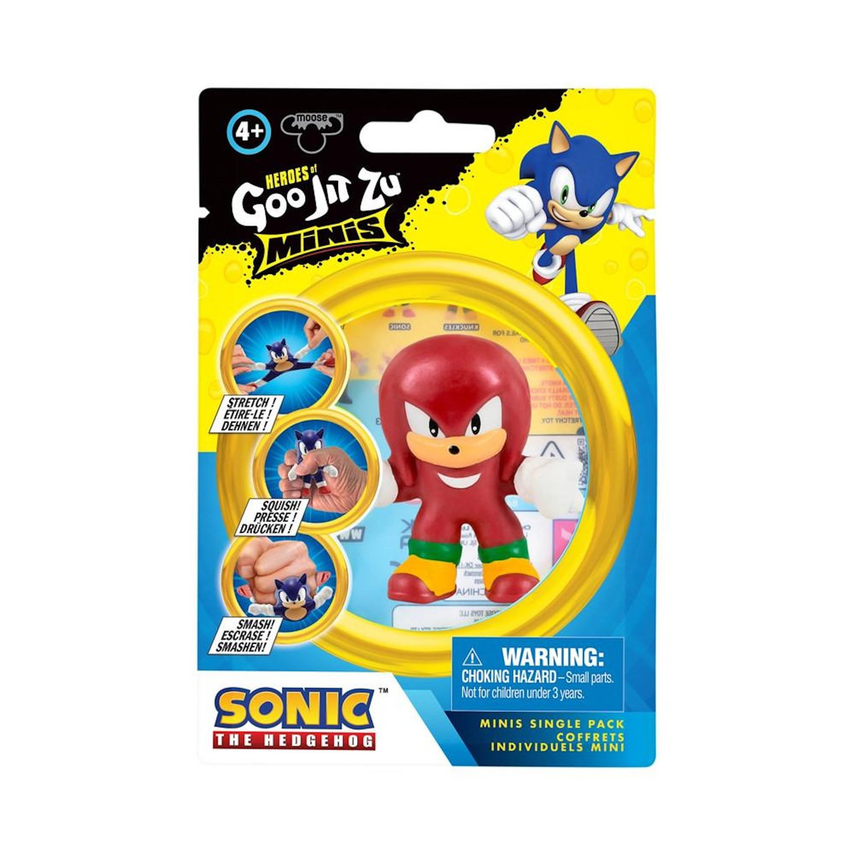 MOOSE TOYS Figurine 6CM Goojitzu Sonic Modèle choisi aléatoirement MOOSE TOYS MOY42824