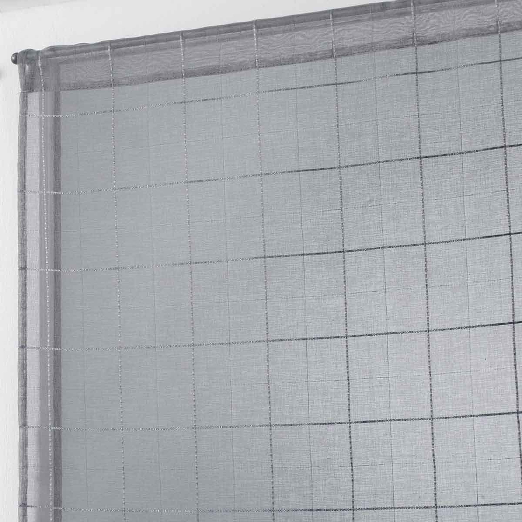 Voir la diapositive 2 : Douceur d'Intérieur Paire de voilages  eulalie  60x160cm gris
