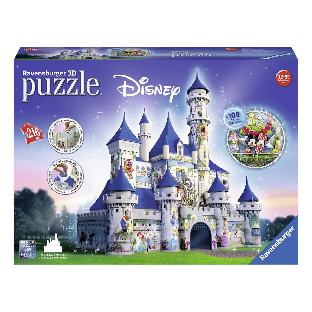 RAVENSBURGER Puzzle 3D 216 pièces : Château de Disney