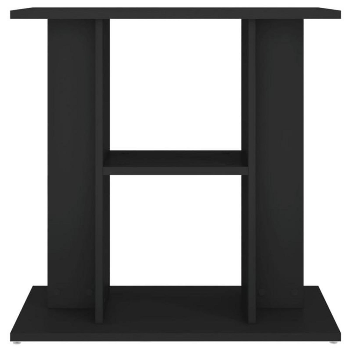 VIDAXL Support pour aquarium noir 60x30x60 cm bois d ingénierie