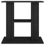 Voir la diapositive 4 : VIDAXL Support pour aquarium noir 60x30x60 cm bois d ingénierie