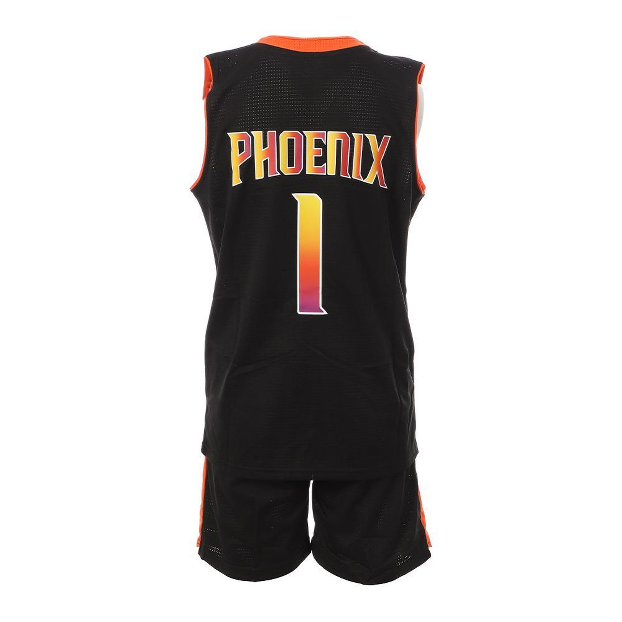Voir la diapositive 2 : SPORTZONE Phenix Ensemble de basket Noir Enfant Sport Zone