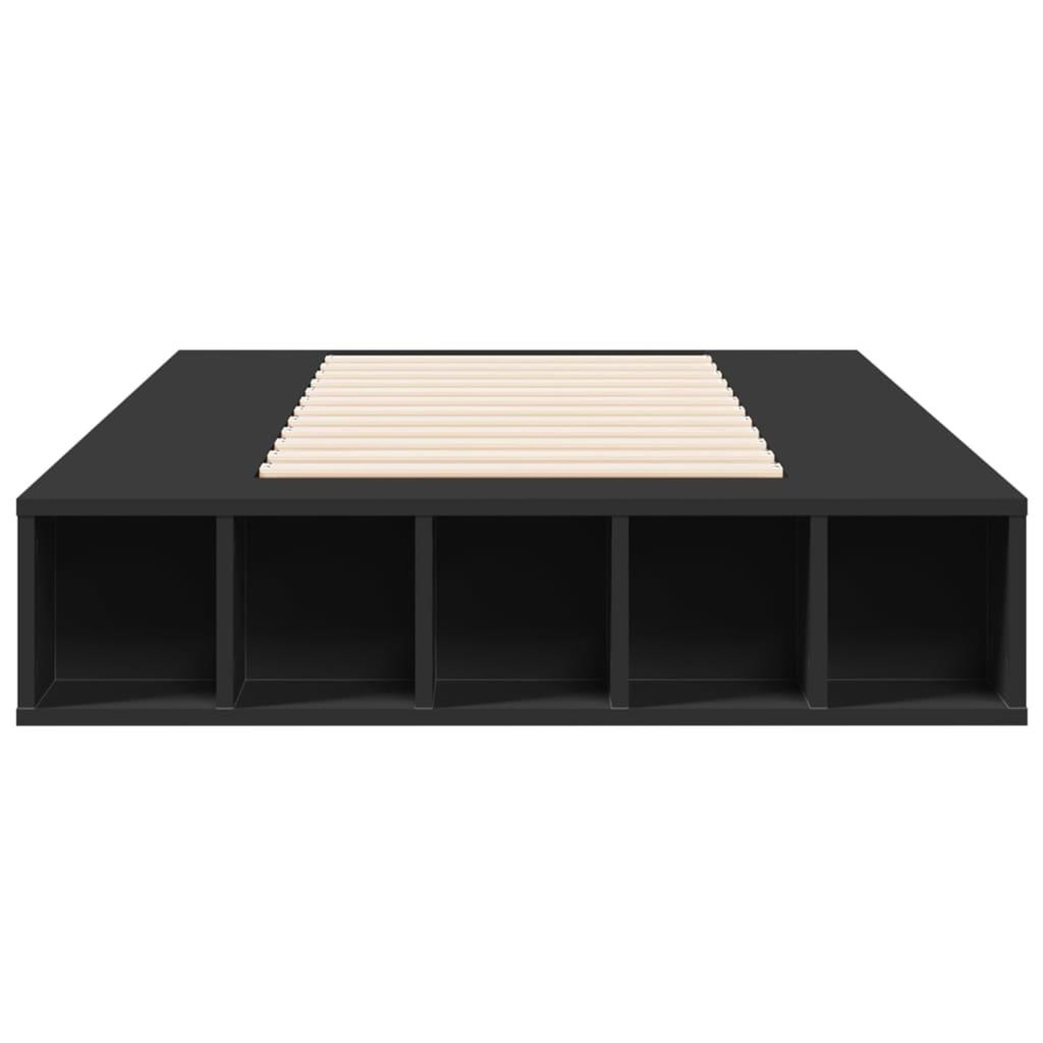 Voir la diapositive 4 : VIDAXL Cadre de lit sans matelas noir 75x190 cm