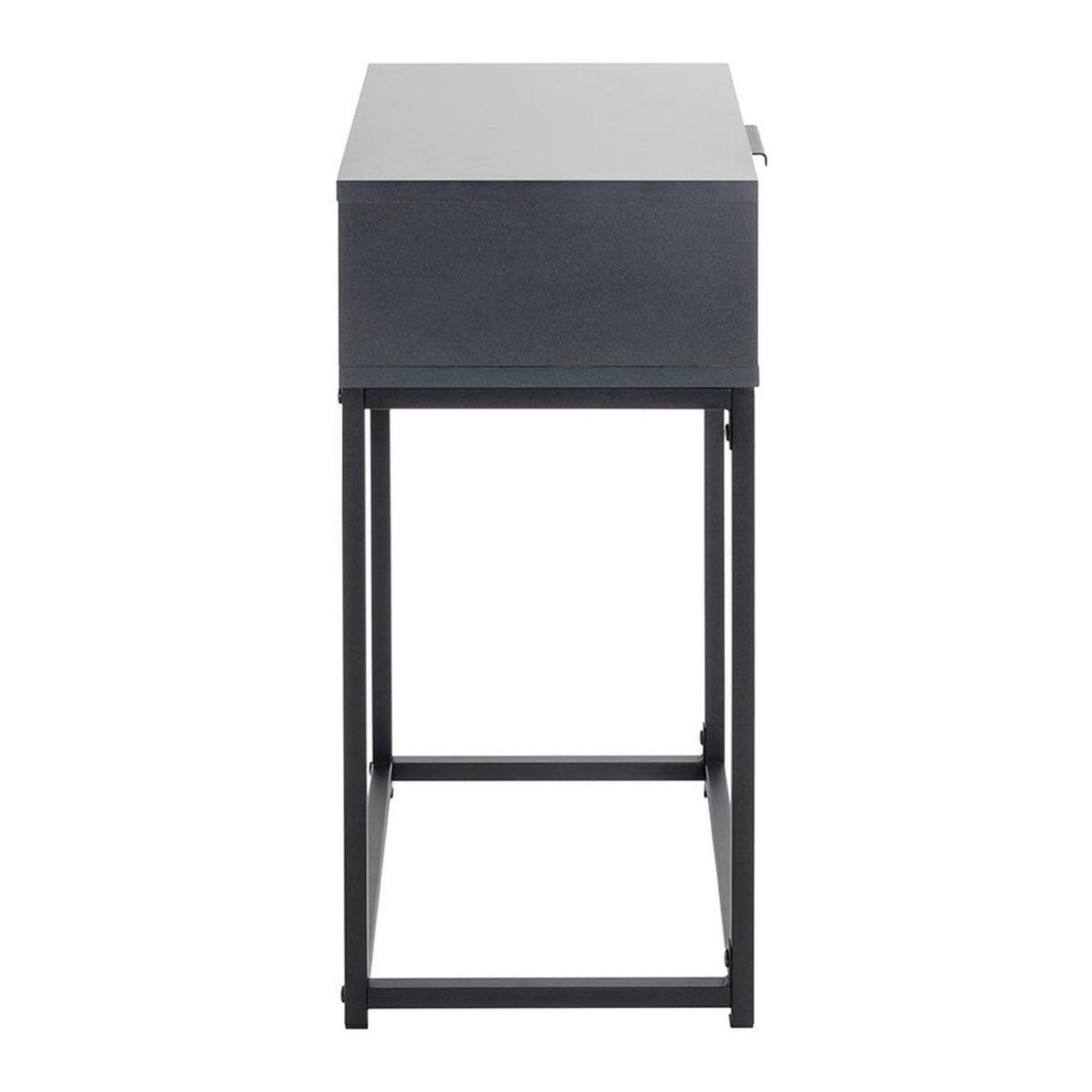 Voir la diapositive 3 : Paris Prix Table de chevet 1 tiroir  maluma  60cm anthracite & noir