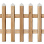 Voir la diapositive 2 : ATMOSPHERA Clôture Pour Crèche de Noël  Bois  90cm Marron