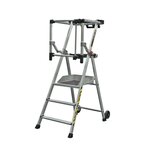 Centaure Plate-forme individuelle roulante 3 marches à hauteur fixe - sans stabilisateur - MASTERGUARD