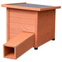 Voir la diapositive 1 : @Pet pet Maison hérisson XL 53x65x52cm bois marron