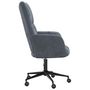 Voir la diapositive 4 : VIDAXL Chaise de relaxation Gris fonce Velours