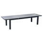 Voir la diapositive 2 : GARDENSTAR Table de jardin rectangulaire extensible - 6/8 plcaes - Aluminium - Bleu