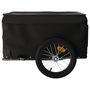 Voir la diapositive 6 : VIDAXL Remorque de vélo noir 45 kg fer