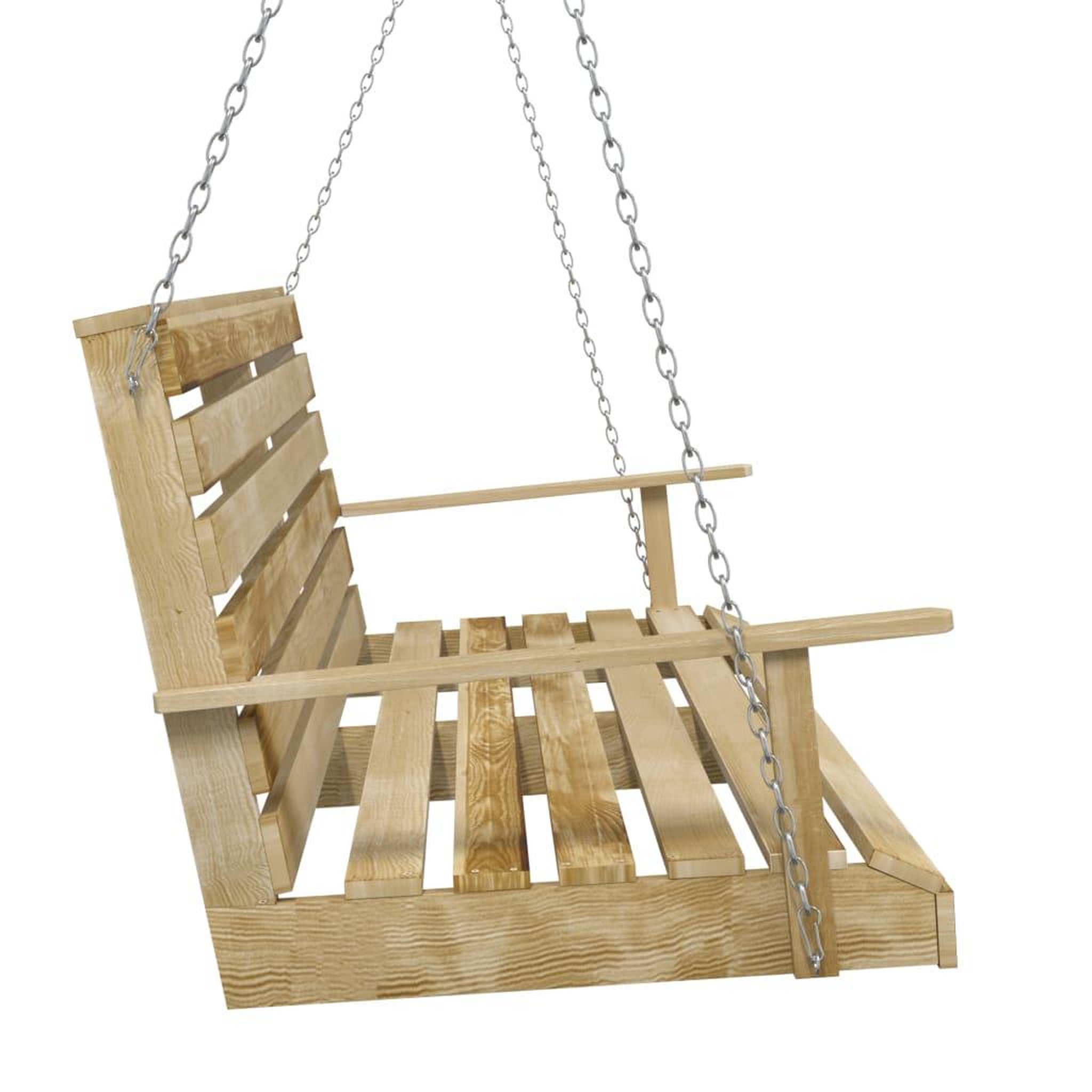 Voir la diapositive 4 : VIDAXL Balancelle 110 cm bois de pin impregne