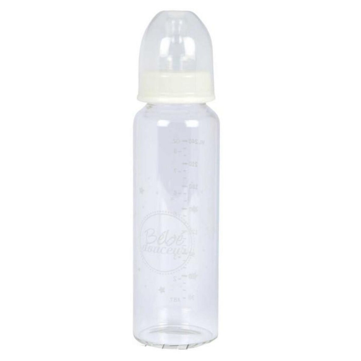 Paris Prix Biberon pour Bébé  Col Étroit  240ml Transparent