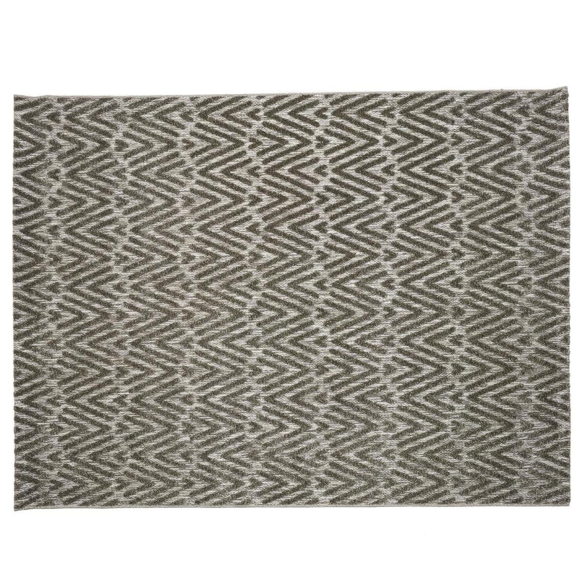 The Home Deco Factory Tapis déco relief  black forest  150x200cm noir