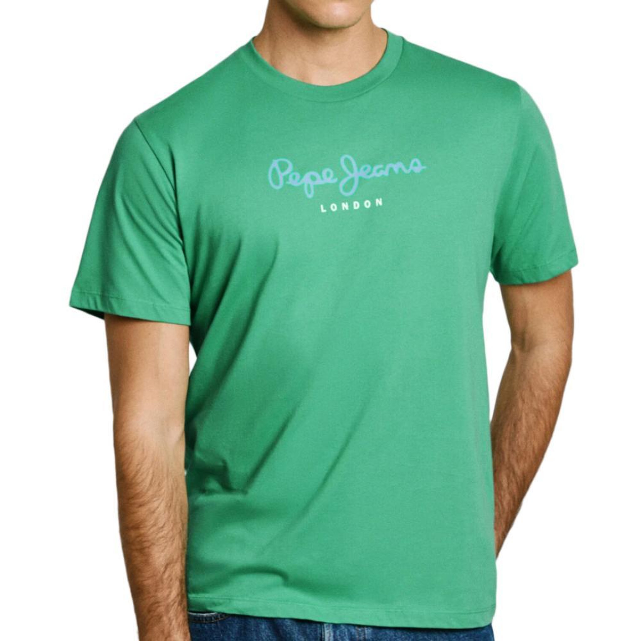 Pepe Jeans T-shirt Vert Homme Pepe Jeans 508208. Coloris disponibles : Vert
