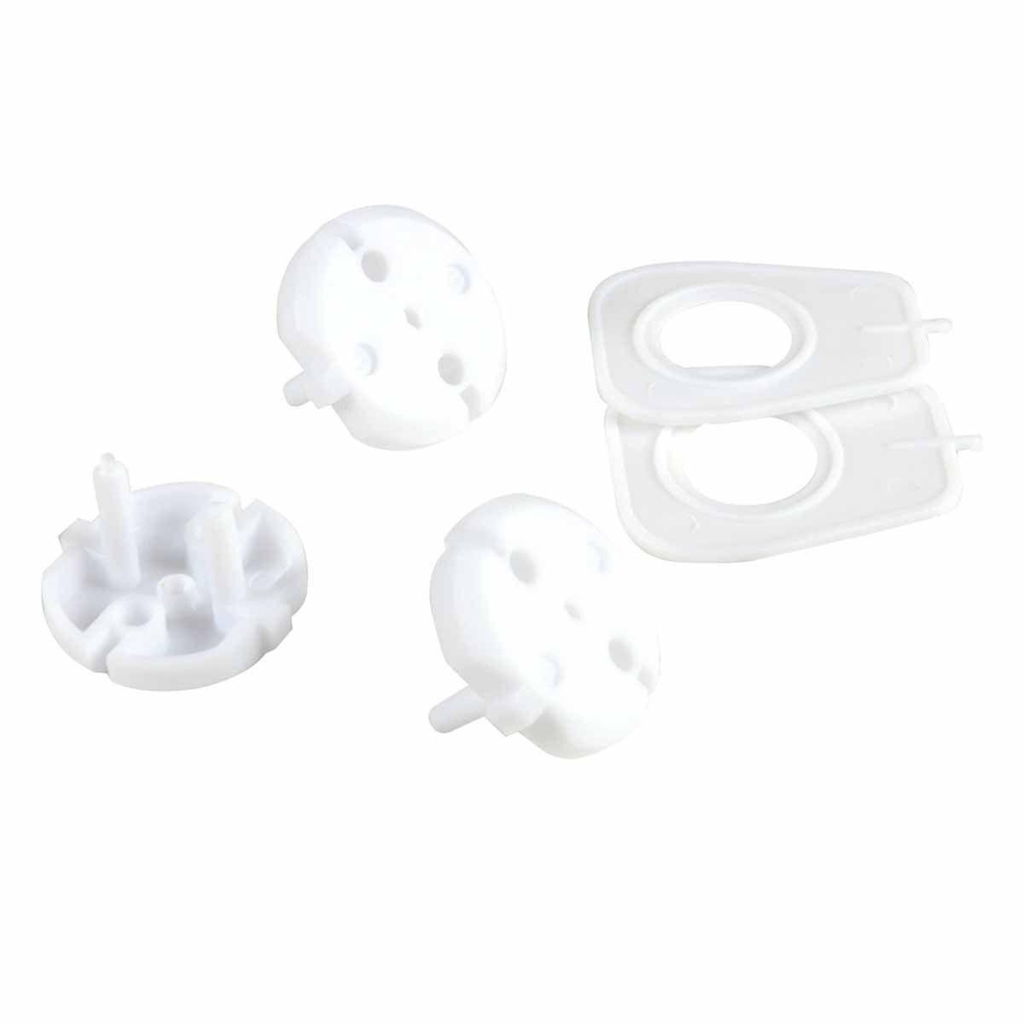 BEBE DOUCEUR Lot de 6 Cache-Prises  Sécurité Bébé  3cm Blanc
