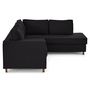 Voir la diapositive 5 : LISA DESIGN Jake - canapé déhoussable d'angle droit 5 places en tissu