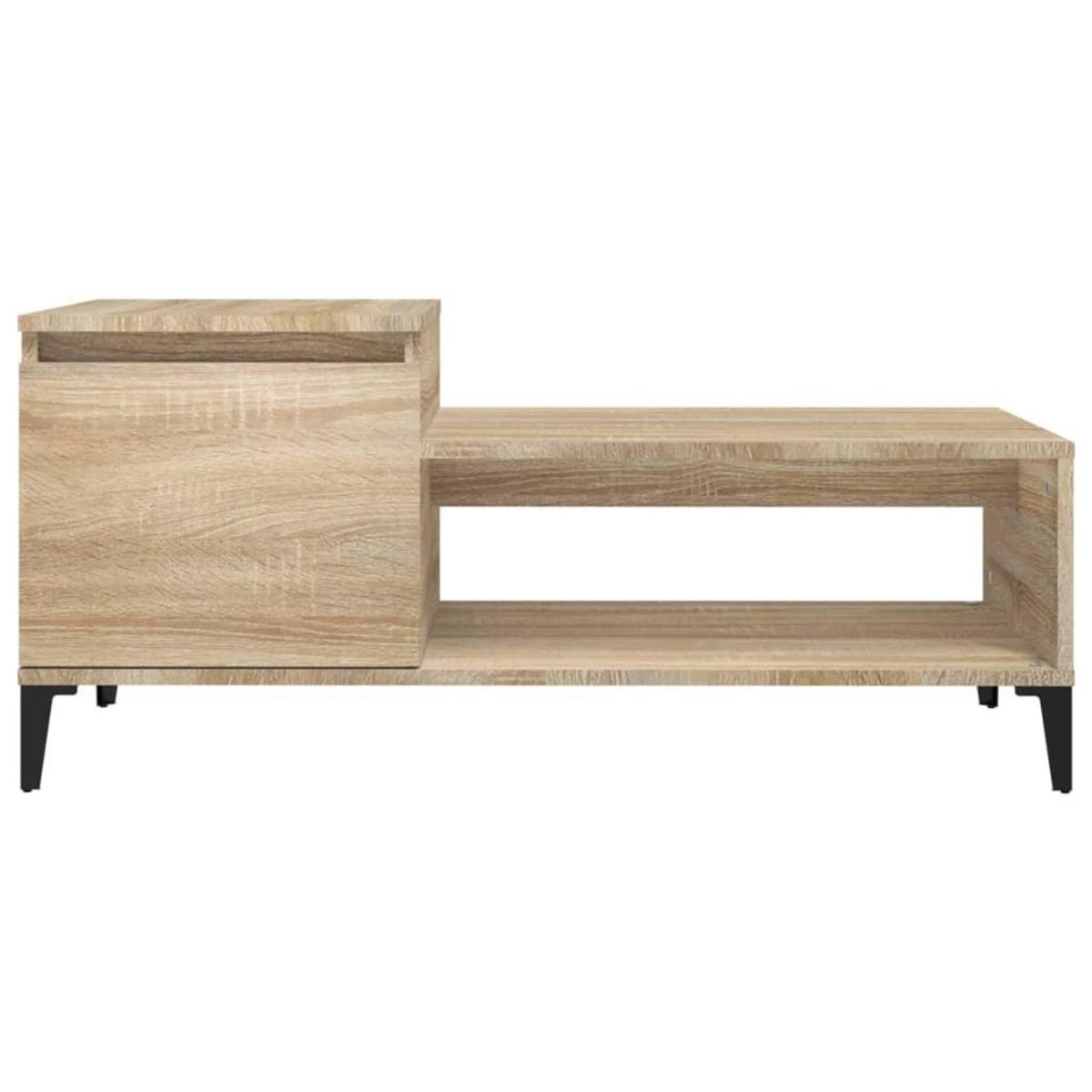 VIDAXL Table basse Chene sonoma 100x50x45 cm Bois d'ingenierie