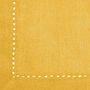 Voir la diapositive 2 : ATMOSPHERA Lot de 4 Serviettes de Table  Chambray  40x40cm Ocre