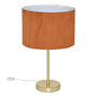 Voir la diapositive 3 : ATMOSPHERA Abat-Jour en Velours  Beline  30cm Terracotta