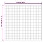Voir la diapositive 6 : VIDAXL Couverture lestee Gris 220x235 cm 15 kg Tissu