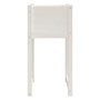 Voir la diapositive 5 : VIDAXL Jardinieres 2 pcs Blanc 40x40x81 cm Bois massif de pin