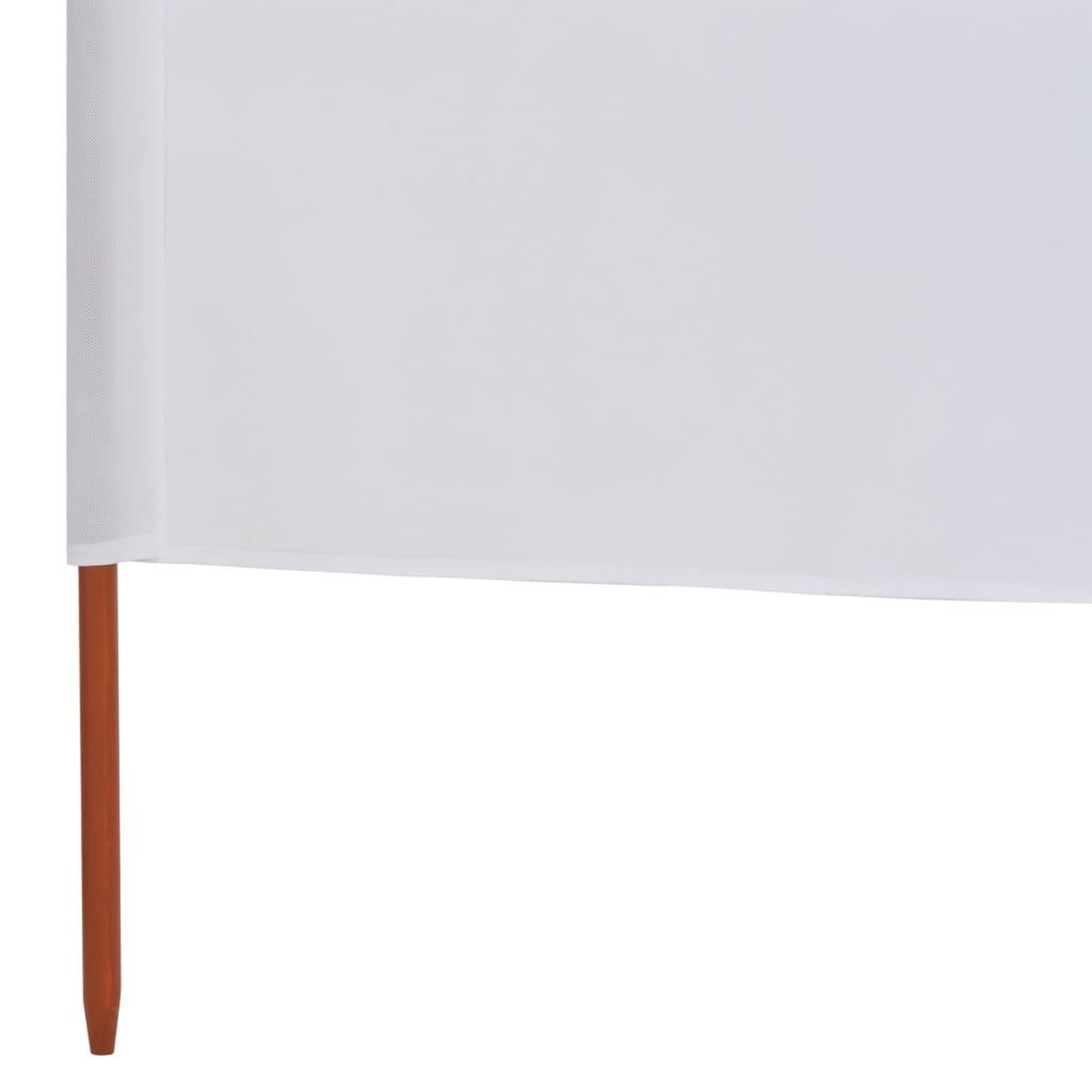 Voir la diapositive 5 : VIDAXL Paravent 9 panneaux Tissu 1200 x 80 cm Blanc sable