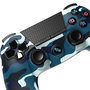 Voir la diapositive 2 : PROXIMA Manette Bluetooth Camouflage Bleu PS4