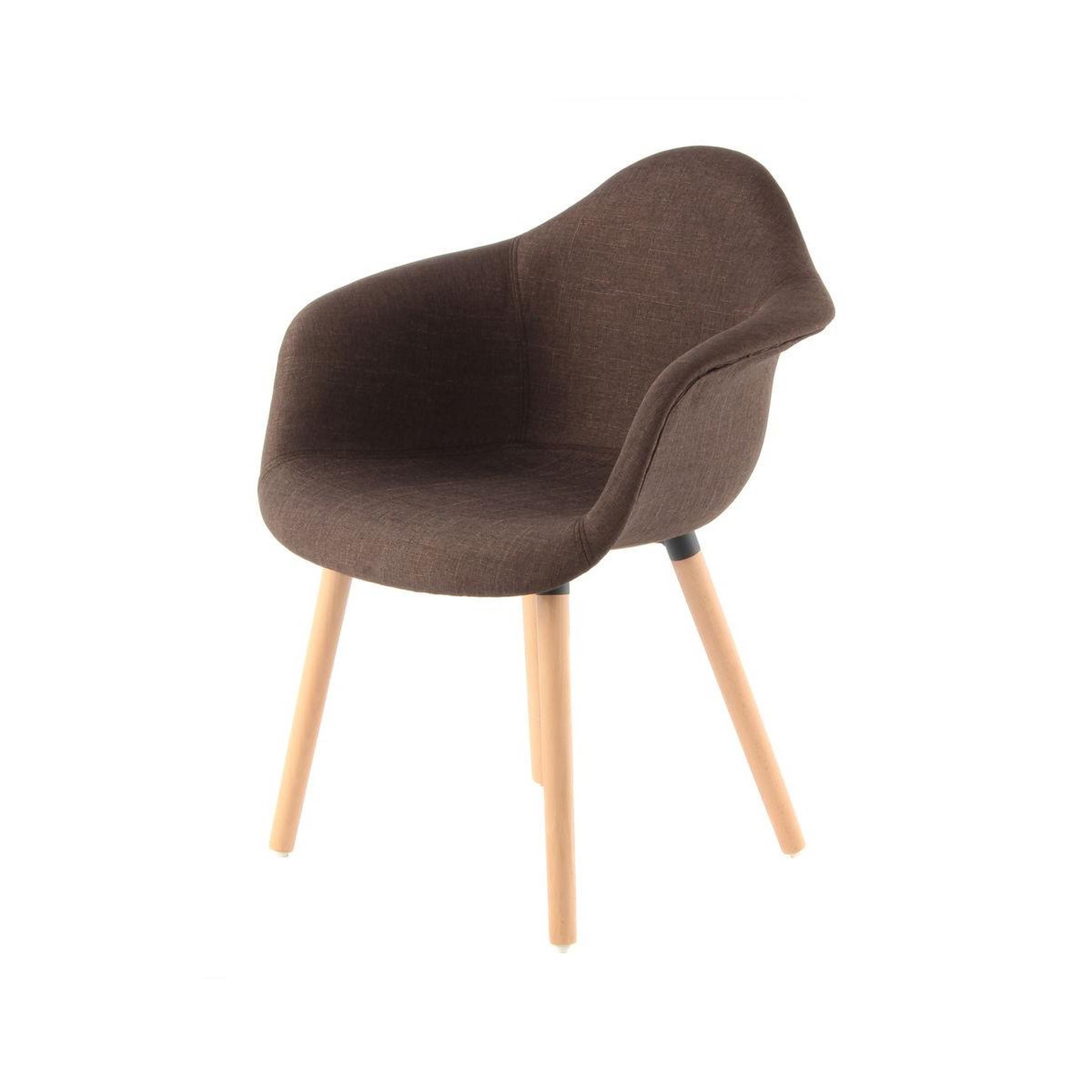 Voir la diapositive 2 : Paris Prix Lot de 2 chaises design  winston  80cm marron