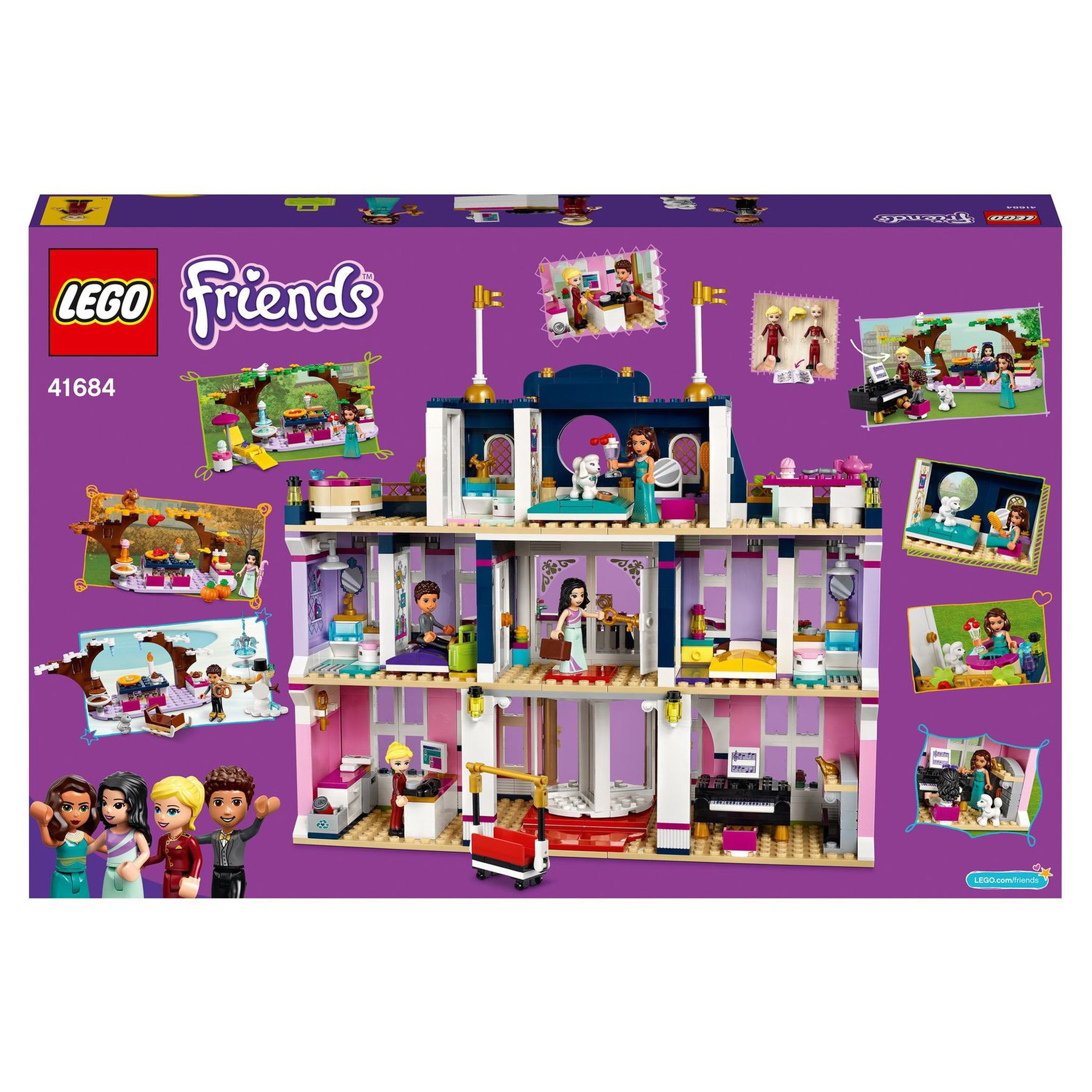 Voir la diapositive 8 : LEGO Friends 41684 - Heartlake City Grand Hotel 