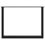 Voir la diapositive 5 : VIDAXL Pieds de table a manger forme de U 2 pcs noir 100x(72-73) cm