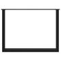 Voir la diapositive 5 : VIDAXL Pieds de table a manger forme de U 2 pcs noir 100x(72-73) cm