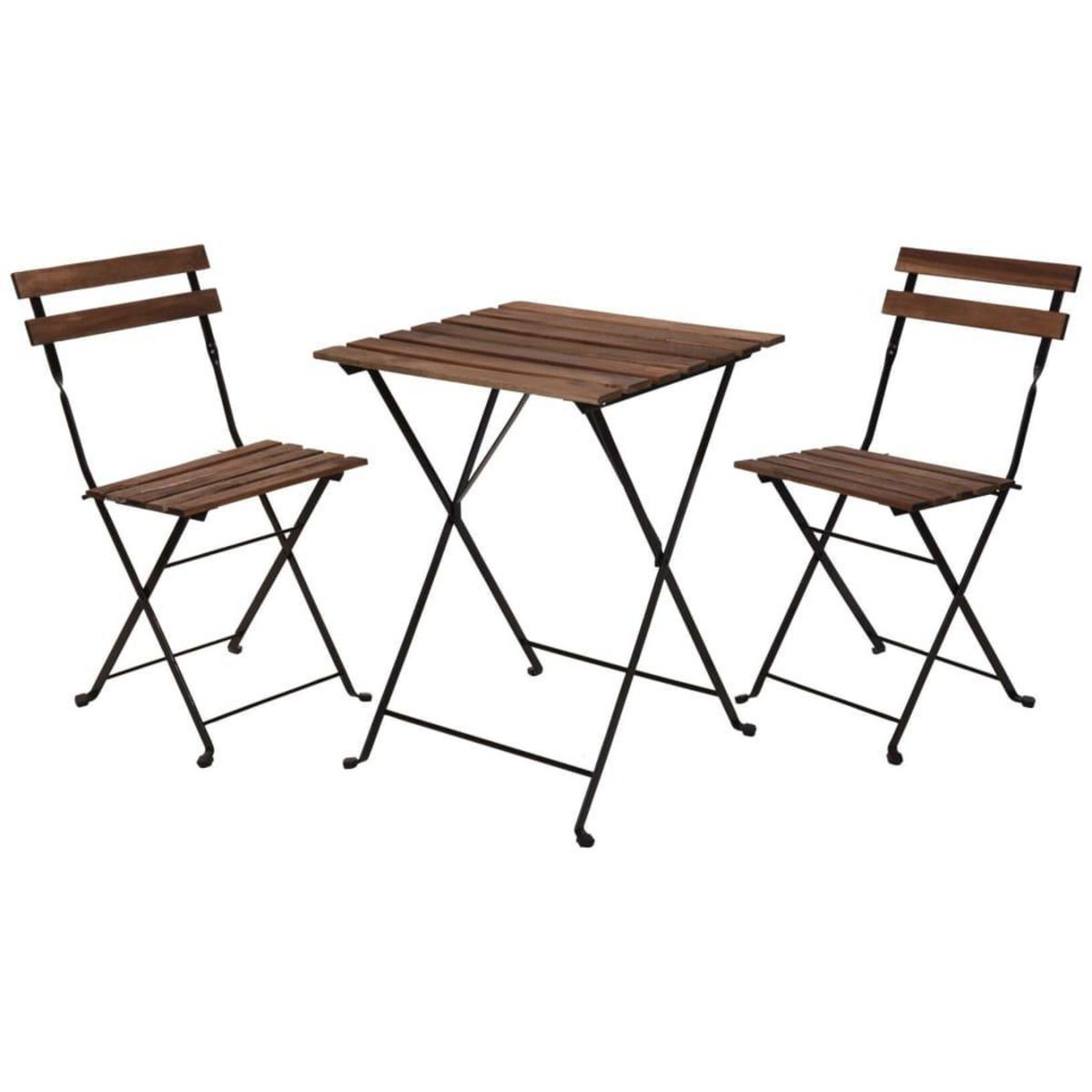 ProGarden ProGarden Ensemble de bistro 3 pcs Noir