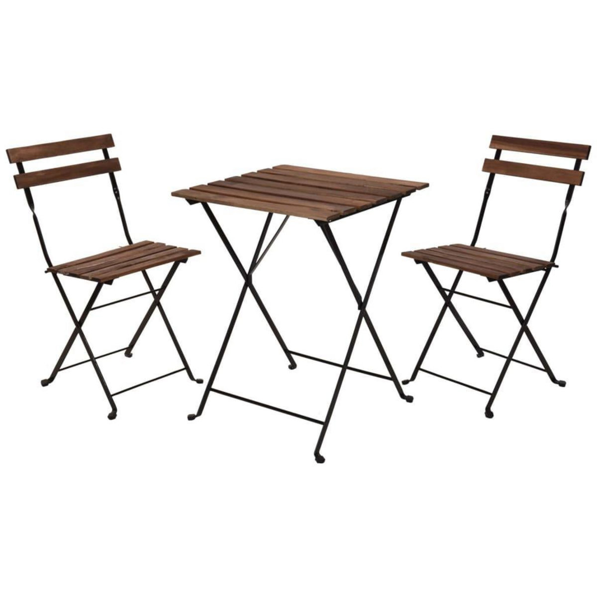 ProGarden ProGarden Ensemble de bistro 3 pcs Noir