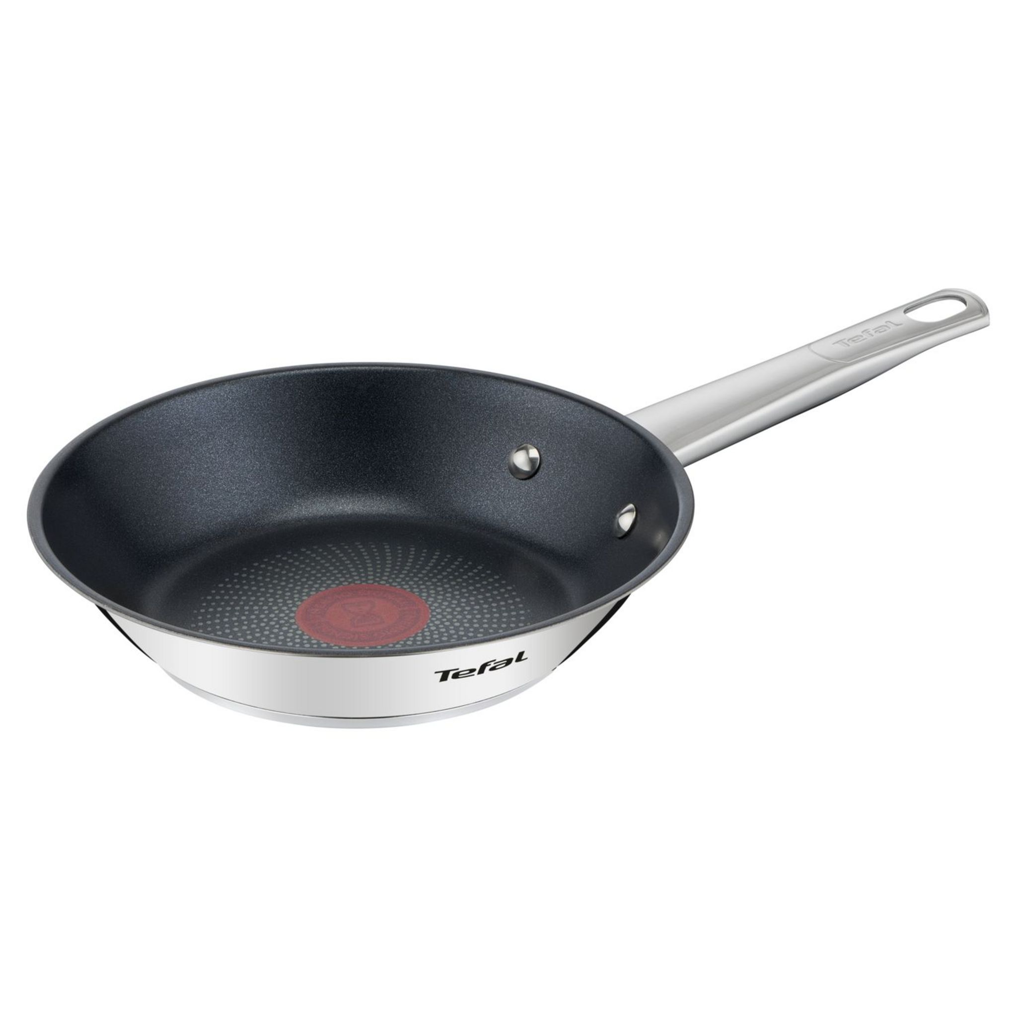 Tefal Comfort Max Set 2 poêles 24/28 cm, Acier inoxydable de première qualité, Indicateur