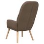 Voir la diapositive 5 : VIDAXL Chaise de relaxation Taupe Tissu