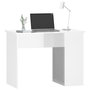 Voir la diapositive 3 : VIDAXL Bureau Blanc brillant 100x55x75 cm Bois d'ingenierie