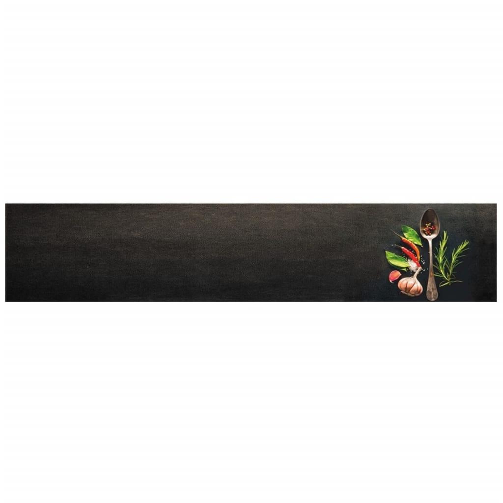 Voir la diapositive 2 : VIDAXL Tapis de cuisine lavable impression d'epices 60x300 cm velours