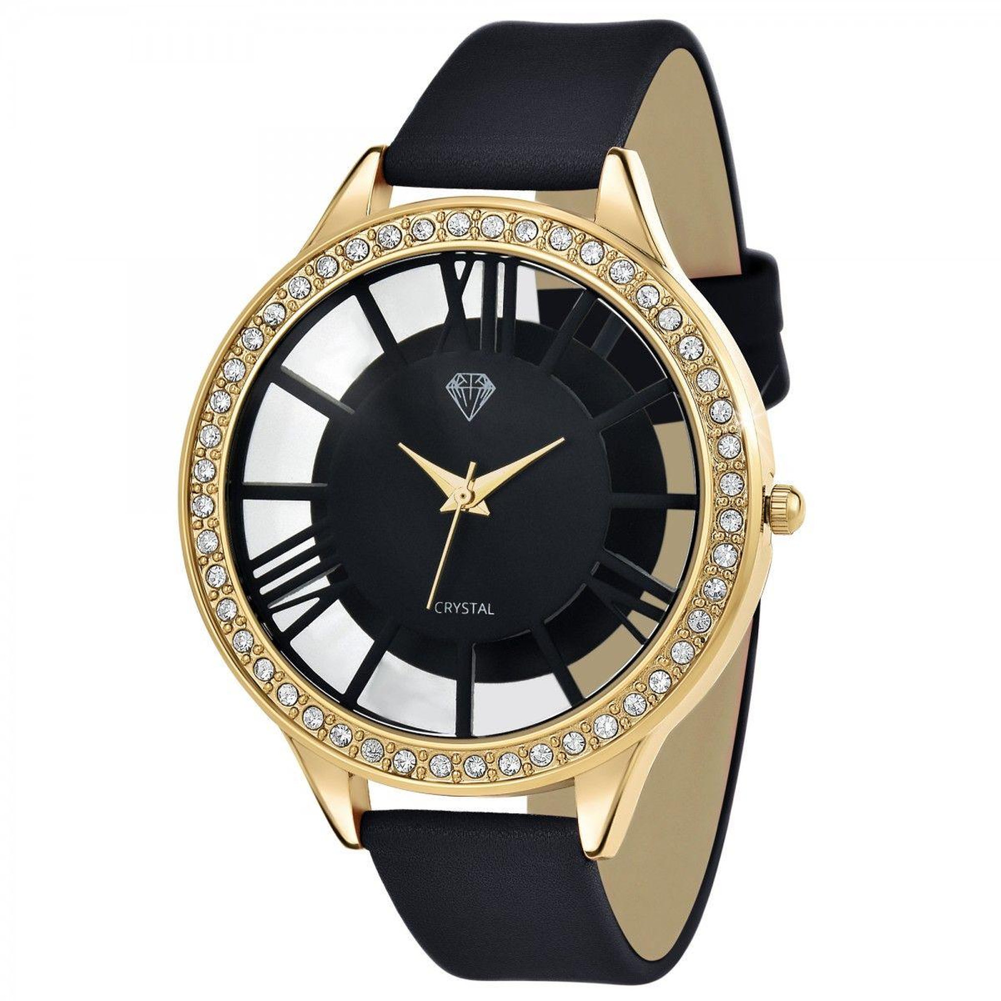 SC CRYSTAL Montre Lara SC Crystal ornée de Cristaux scintillants