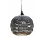 Paris Prix Lampe Suspension en Verre  Neptun  26cm Argent