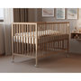 Voir la diapositive 2 : WEBABY Lit bébé cododo en bois avec roulettes 60 x 120 cm LIO