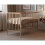 Voir la diapositive 2 : WEBABY Lit bébé cododo en bois avec roulettes 60 x 120 cm LIO