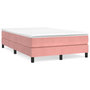 Voir la diapositive 2 : VIDAXL Cadre de lit sans matelas rose 120x200 cm velours