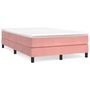 Voir la diapositive 2 : VIDAXL Cadre de lit sans matelas rose 120x200 cm velours